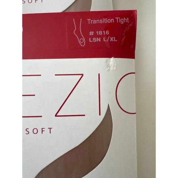 Women's S/5 Capezio Ultra Soft Transition Tight in Light Suntan (LSN),‎ L/XL NIB